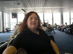 Cynthia in Chicago Airport OTW to Japan