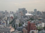 Tokyo Skyline from 16th floor at Banquet (1)
