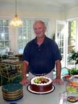 Nelson and his cake