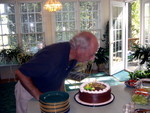 Blowing out the candle
