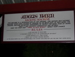 The Angus Barn butt-kicking machine sign