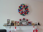 Cynthia's fireplace mantle