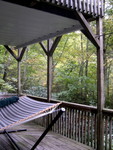 the lower deck, with a nice big hammock