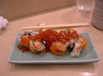 Sushi roll at Tsukiji Sushiko in Ginza