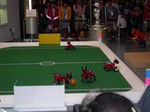 Robots playing soccer at MeSci