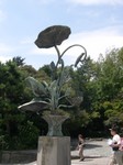 Lotus flower sculpture at Amita-Buddha, Daibutsu