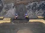 Shrine inside cave at Hasedera