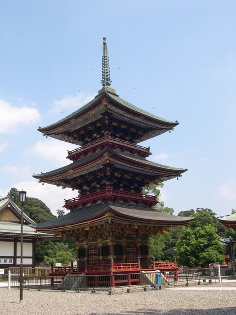 3 Story Pagoda at Naritasan Shinshoji Temple