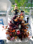 Fall arrangement on the deck