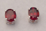 Garnet earrings